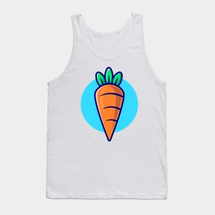 Carrot Vegetable Cartoon Tank Top